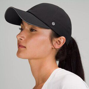 Lululemon Fast and Free Running Hat Adjustable Black Swift Fabric